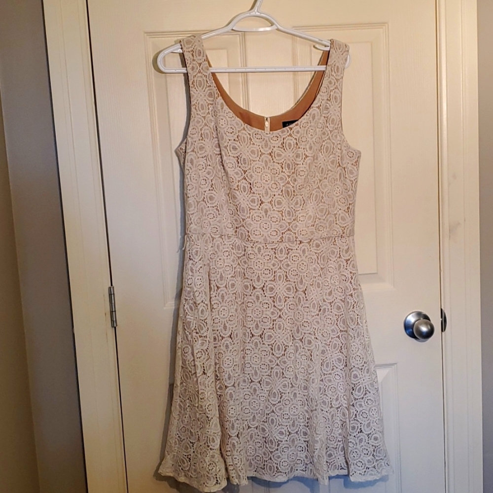 Le Chateau Lace Mid Length Dress